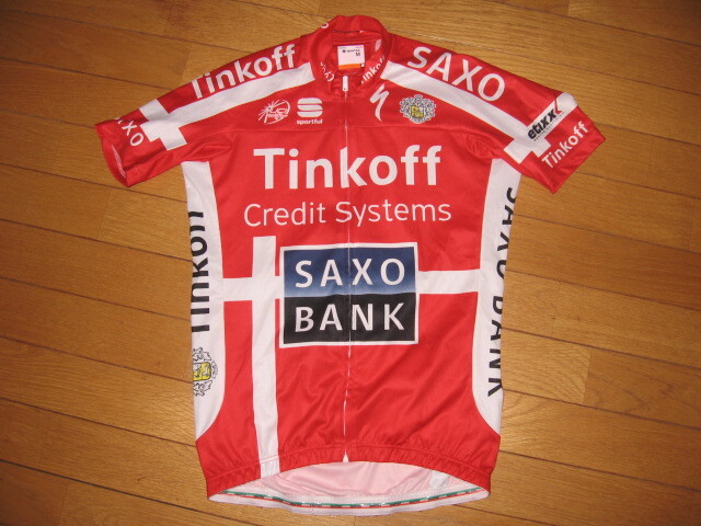 ティンコフ・サクソ(Tinkoff・SAXO)☆2014年モデル・デンマークチャンピオン☆サイズM☆中古拍卖