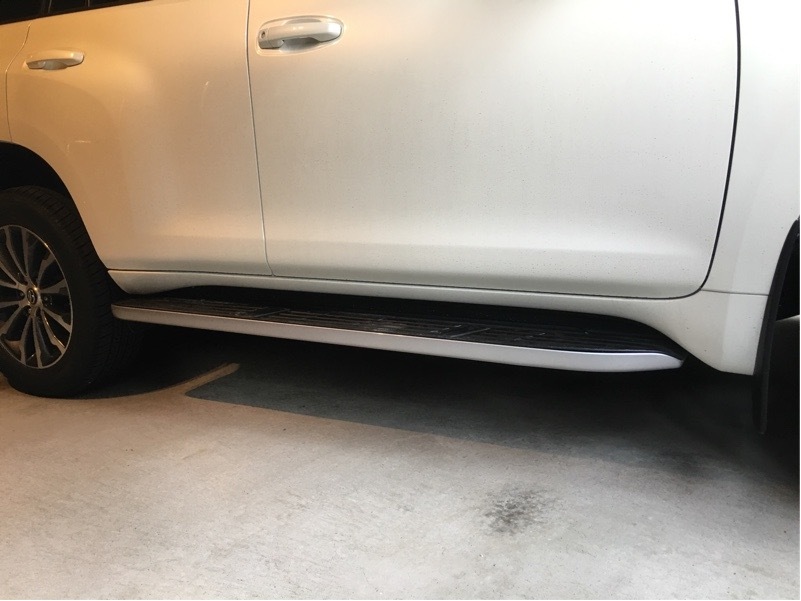 トヨタ純正 ランクル プラド 150 TZ-G用 サイドステップカバー シルバー色 左右 ランドクルーザ パーツ TOYOTA PRADO COVER SIDE DOOR STEP拍卖