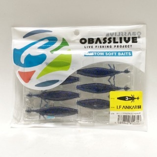 OBASSLIVE/オーバスライブ I.F ANKAR 3inch アイエフアンカー 3インチ/カラー:#if3-05 エフェクトブルーシャッド【85207-007】拍卖