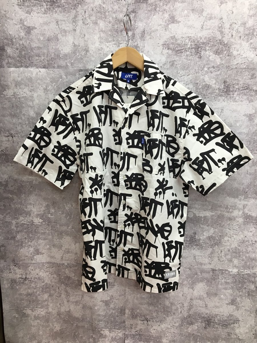 LFYT × KRINK TAGGING ALLOVER S/S SHIRT Lafayette ラファイエット クリンク 総柄半袖シャツ【4109-004】拍卖