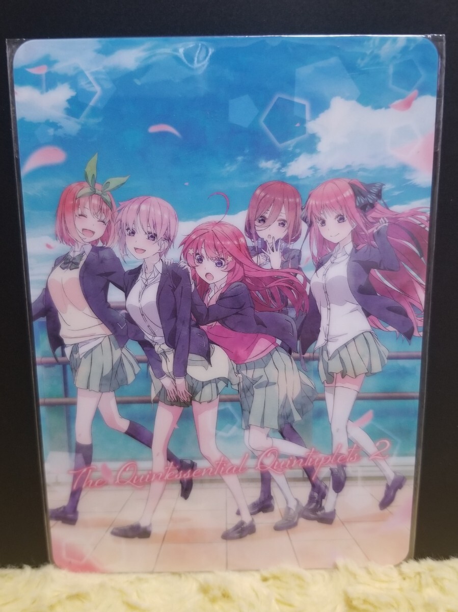 五等分の花嫁 ミニアートシート ミニ下敷き 中野一花 二乃 三玖 四葉 五月拍卖