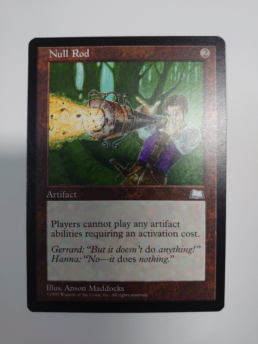 MTG 無のロッド/Null Rod 英語版 WTH アーティファクト R拍卖