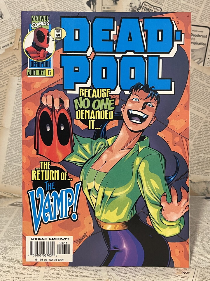 ☆1990年代/デッドプール/コミック/アメコミ/即決ビンテージ/マーベル/MARVEL/Deadpool/Comic(90s/#6)拍卖