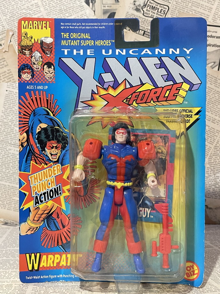☆1990年代/Xメン/エックスメン/アクションフィギュア/即決ビンテージTOYBIZ/X-Men/Action Figure(Warpath/MOC) MA-352拍卖