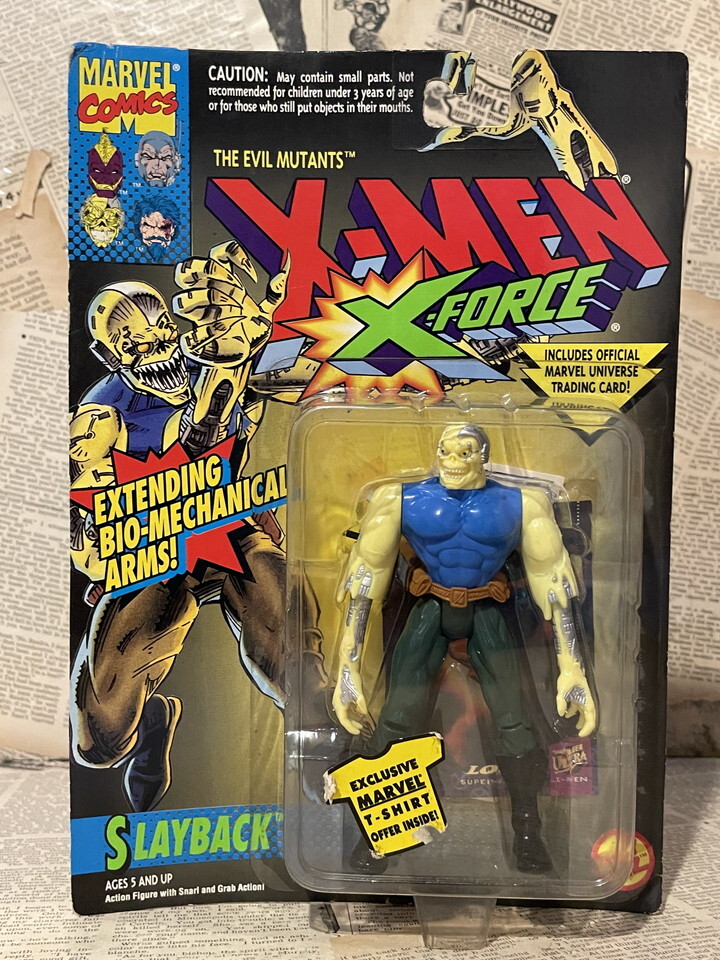 ☆1990年代/Xメン/エックスメン/アクションフィギュア/即決ビンテージTOYBIZ/X-Men/Action Figure(Slayback/MOC) MA-360拍卖