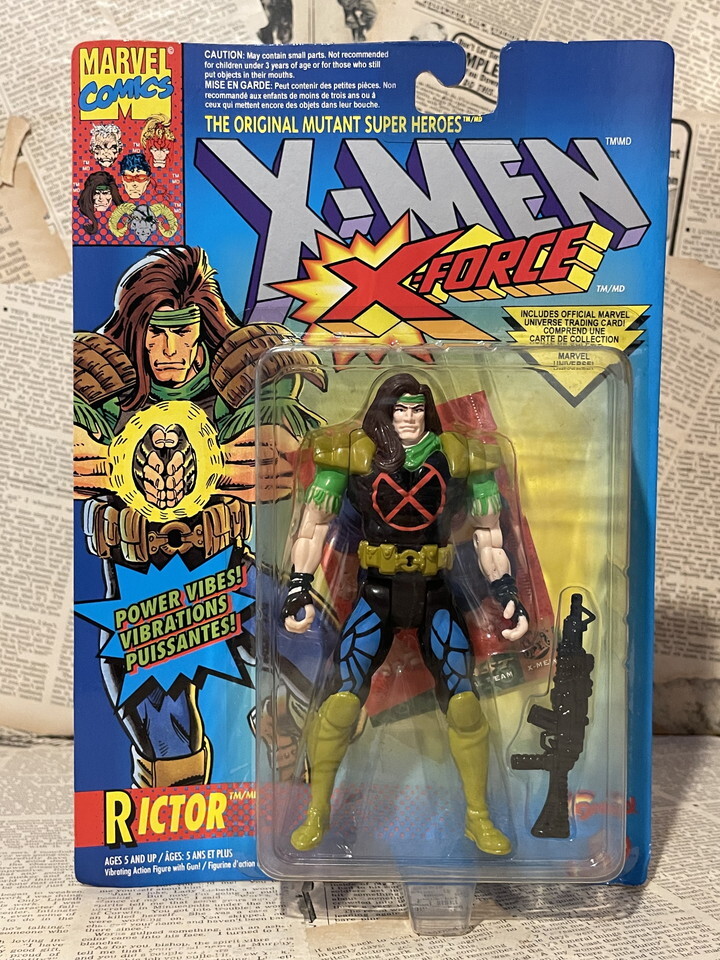 ☆1990年代/Xメン/エックスメン/アクションフィギュア/即決ビンテージTOYBIZ/X-Men/Action Figure(Rictor/MOC) MA-362拍卖