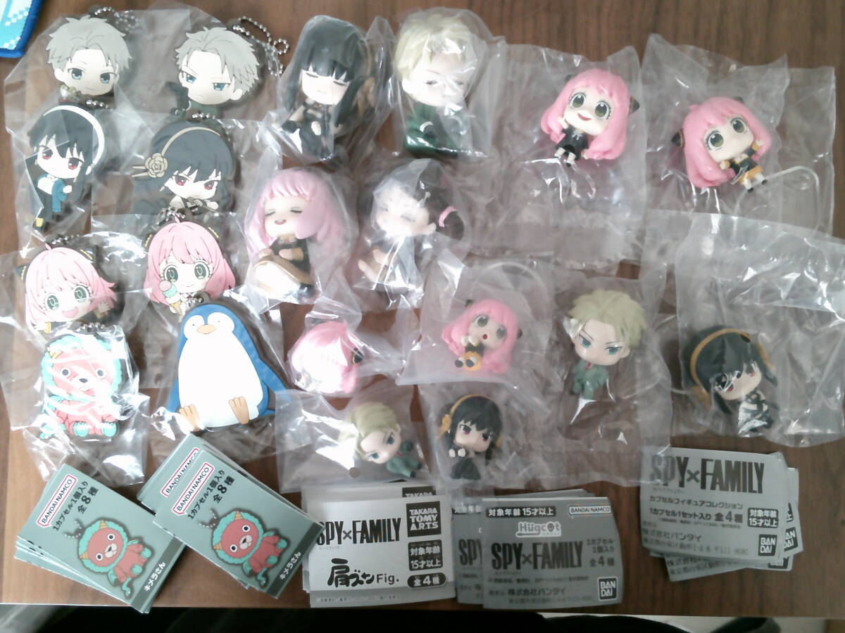 未開封 SPY×FAMILY カプセルフィギュアコレクション ハグコット 肩ズンFig カプセルラバーマスコット2 コンプset スパイファミリー ガチャ拍卖