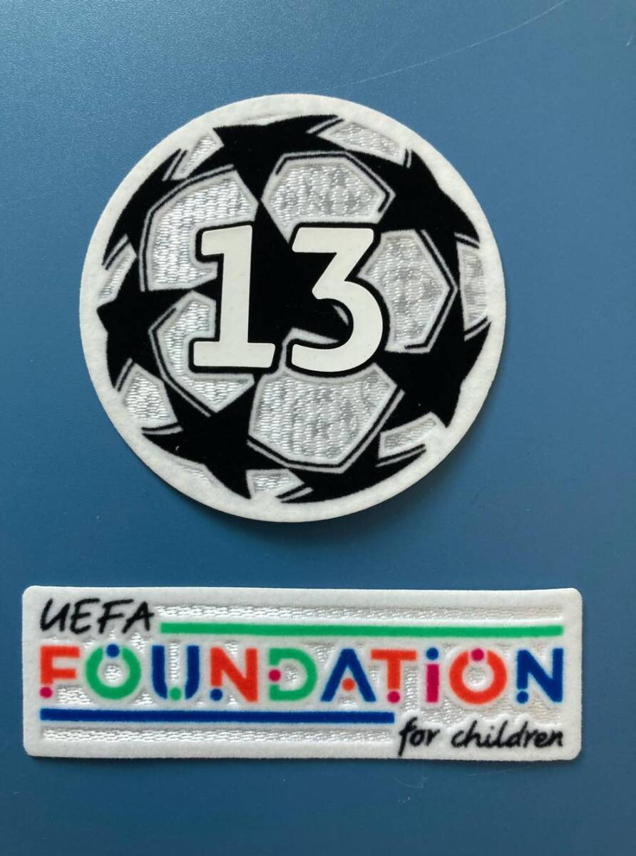 ~小物~ 2021-2022 UEFAチャンピオンズリーグ 13回優勝 ワッペン セット (レアル・マドリード用)拍卖
