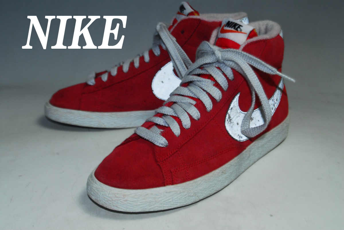 ATX166/期間限定!最終価格!早い者勝ち!ナイキ/NIKE/ブレザー/レッド/26㎝/US8/MID/存在感抜群!洗練されたデザイン!拍卖