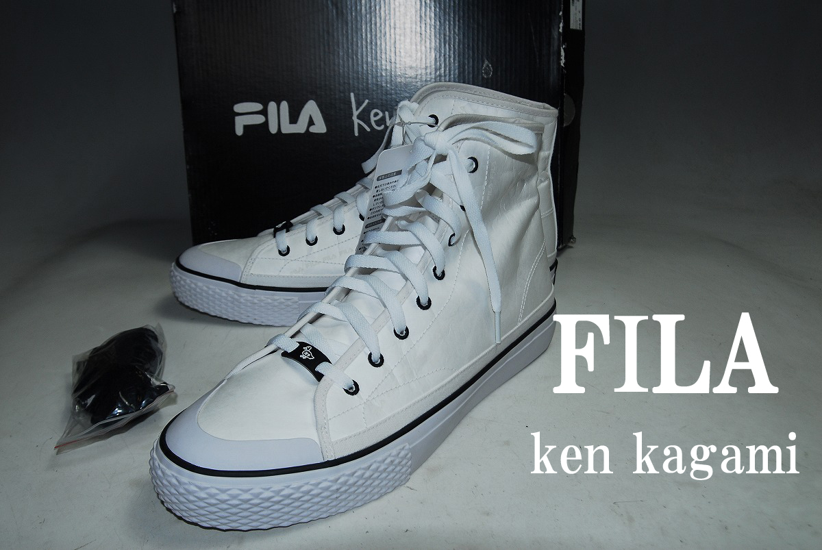 ATX271/期間限定!最終価格!早い者勝ち!新品未使用!定価8690円/FILA/フィラ/ケン・カガミ/白/28㎝/US10/MID/洗練されたデザイン!拍卖