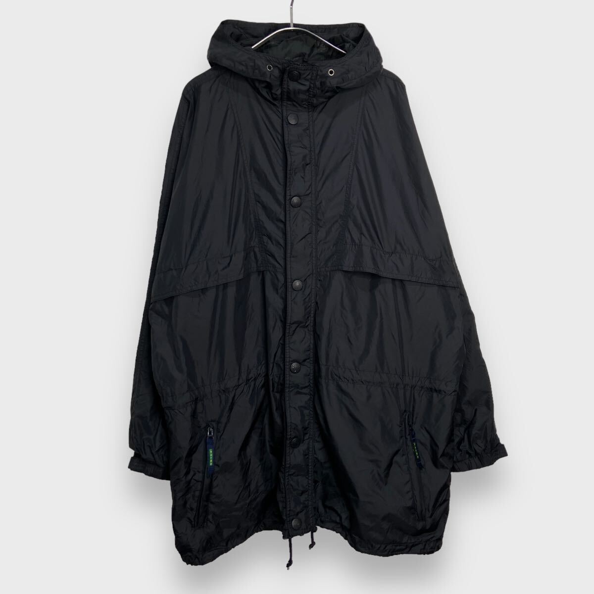 送料無料☆ 90s☆エディーバウアー☆EBTEK☆マウンテンパーカー☆ナイロン☆ブラック☆L拍卖