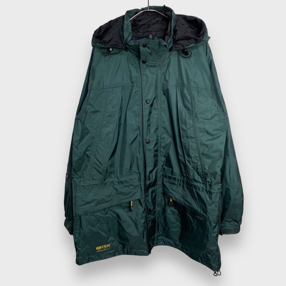 送料無料☆90s☆エディーバウアー☆EBTEK☆ゴアテックスマウンテンパーカー☆緑☆M拍卖