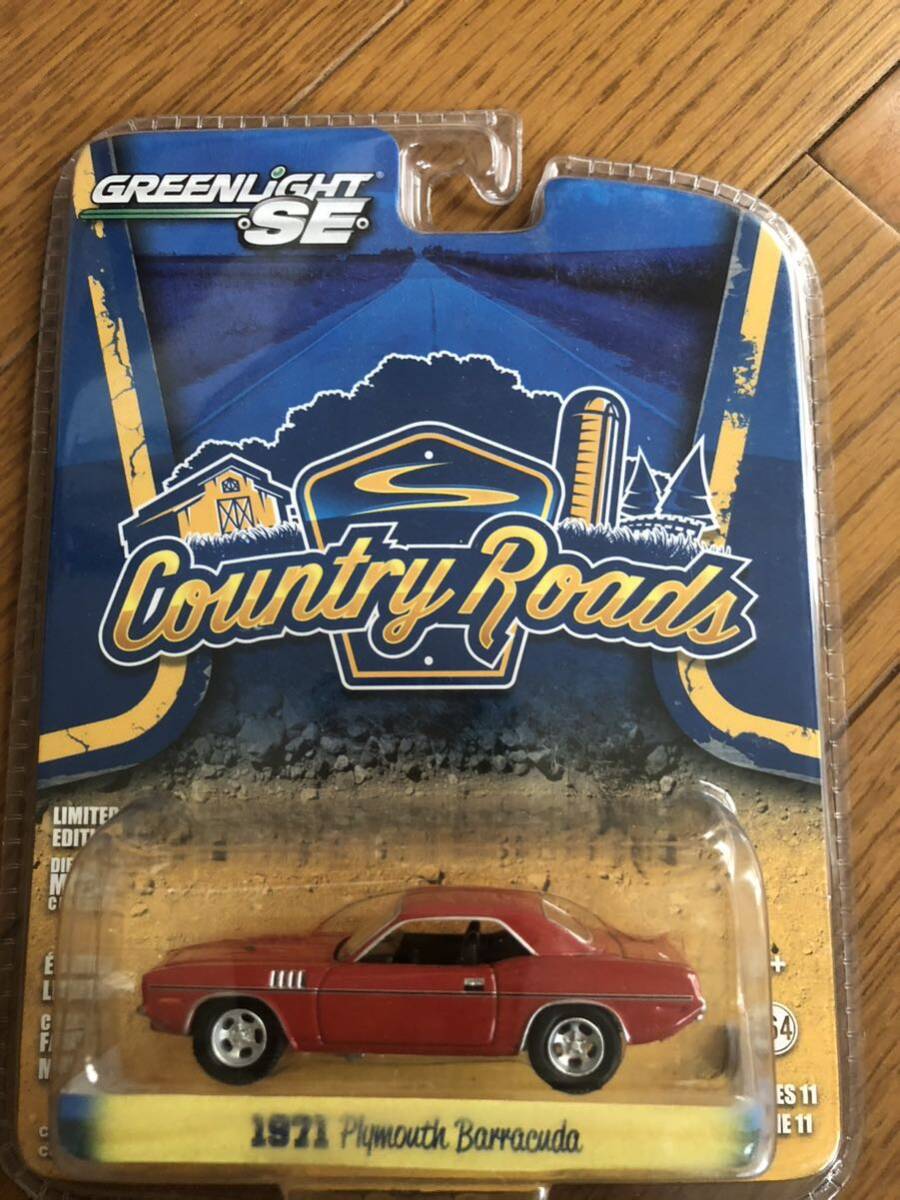 グリーンライト SE country roads 1971 Plymouth barracuda拍卖