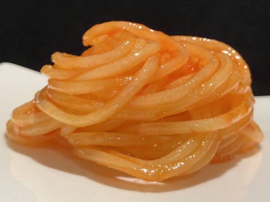 食品サンプル 赤スパ盛り 付け合わせ用拍卖