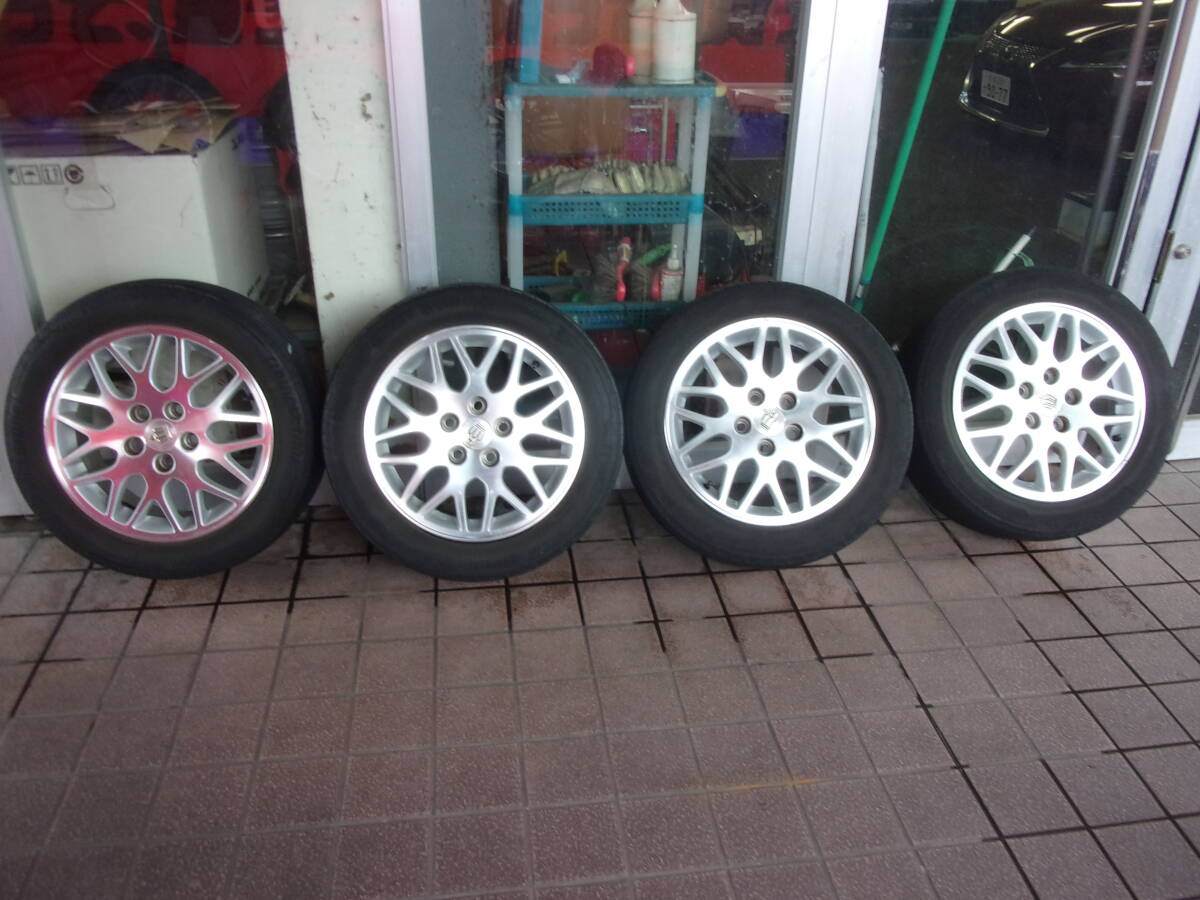 ♪A0468 トヨタ 17系クラウン純正アルミホイール 205/55R16 タイヤセット♪拍卖