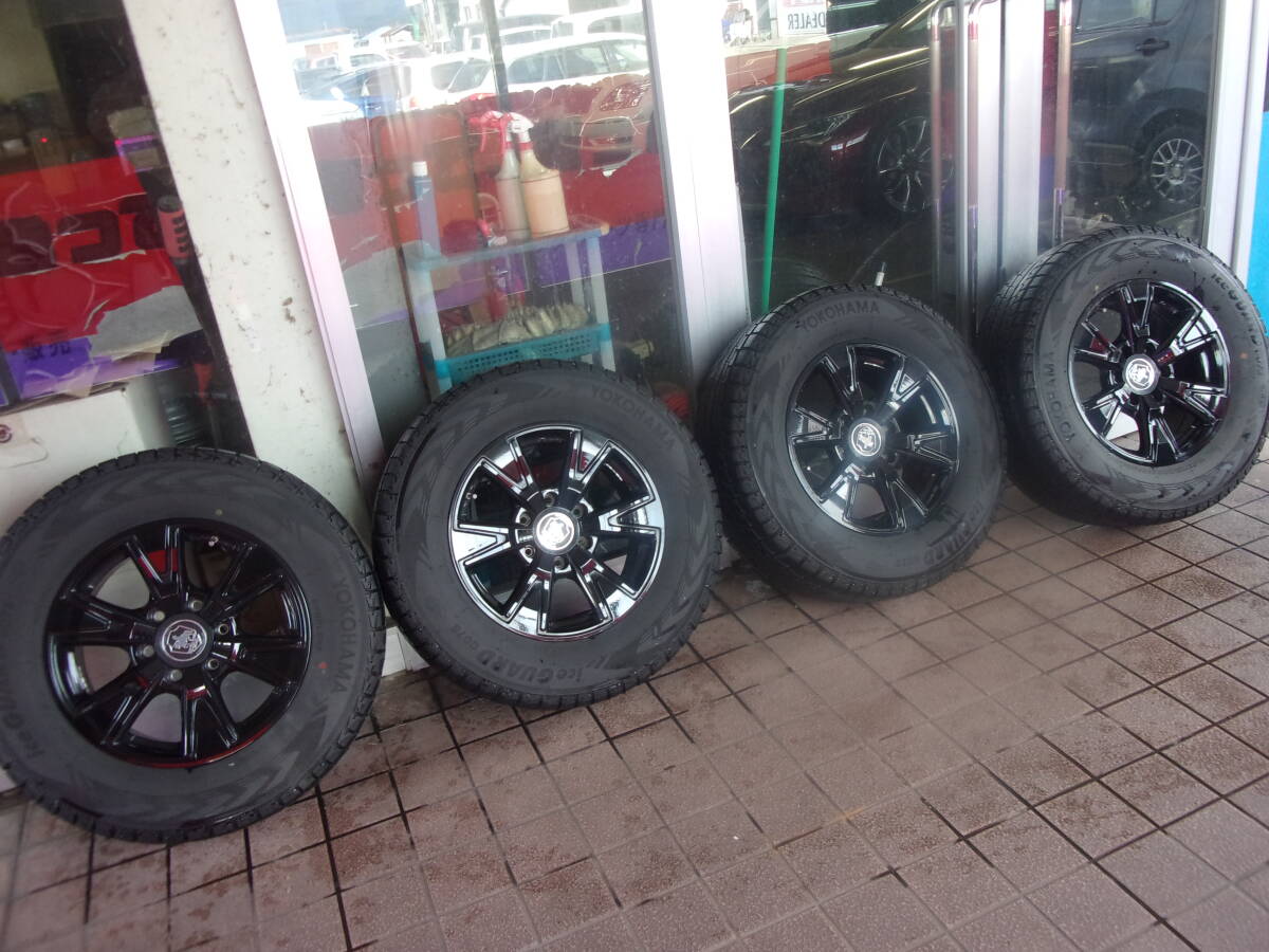 ♪S3211 2022年製 ヨコハマ アイスガード 265/65R17 アルミホイールセット プラド♪拍卖