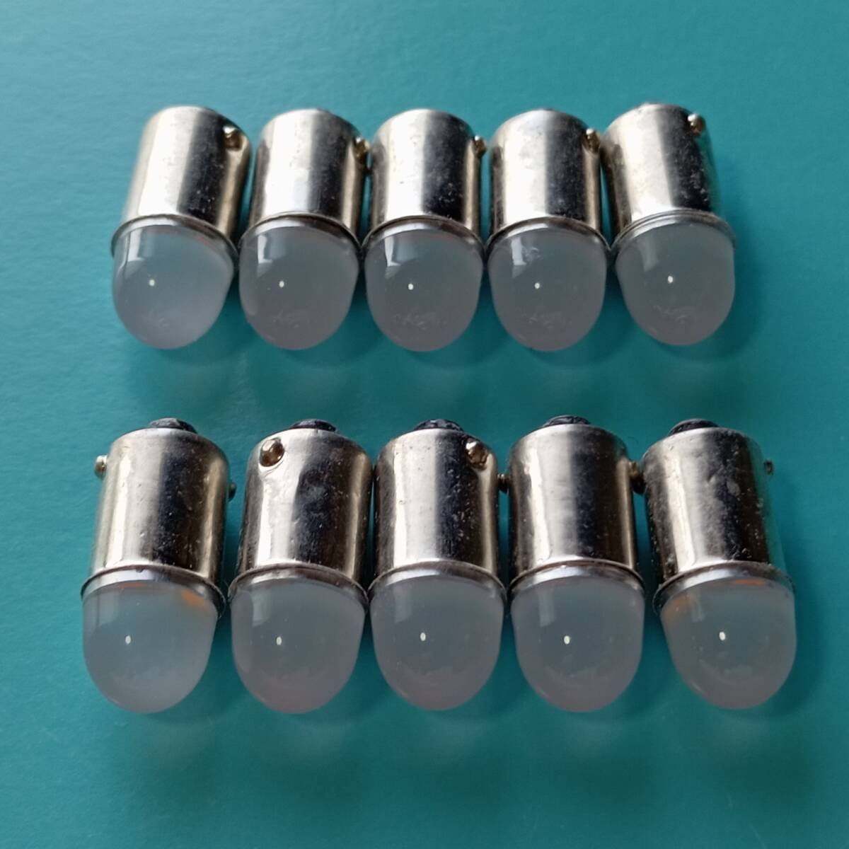 BA9S LED メーター インジケーター 白色 10個セットスズキ カワサキ ホンダ CB GT KH拍卖