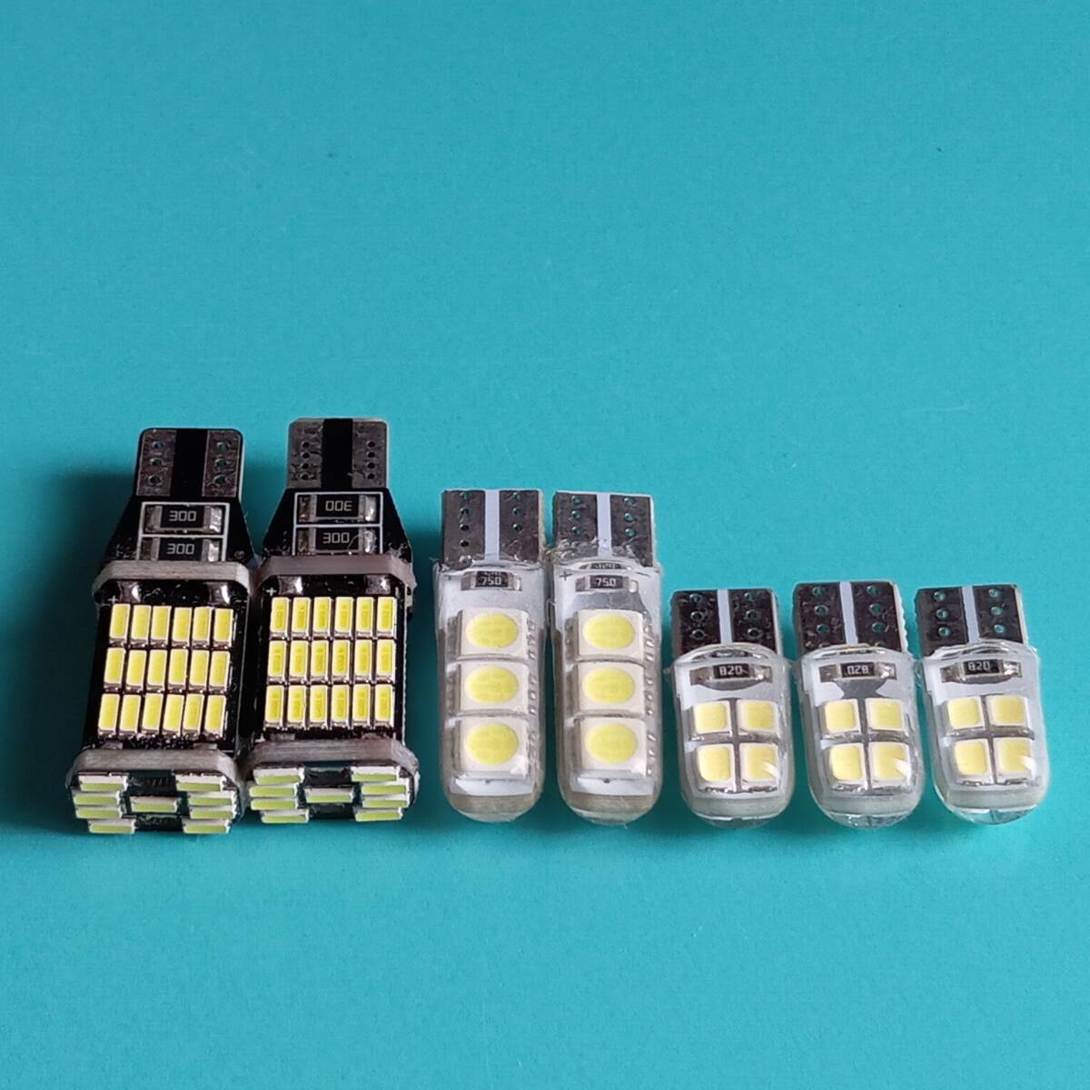 JB23W ジムニー 超爆光! T10 LED ルームランプ バックランプ ポジション球 ナンバー灯 7個セット スズキ /45/c3/c8拍卖