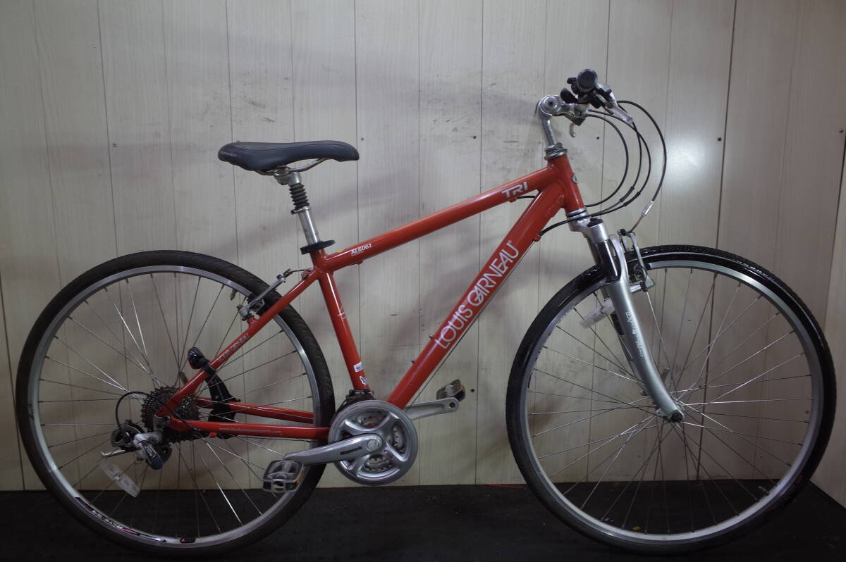 人気良品!LOUIS GARNEAUルイガノ LGS-TR1 700C アルミ シマノ24速 420mm クロスバイク拍卖