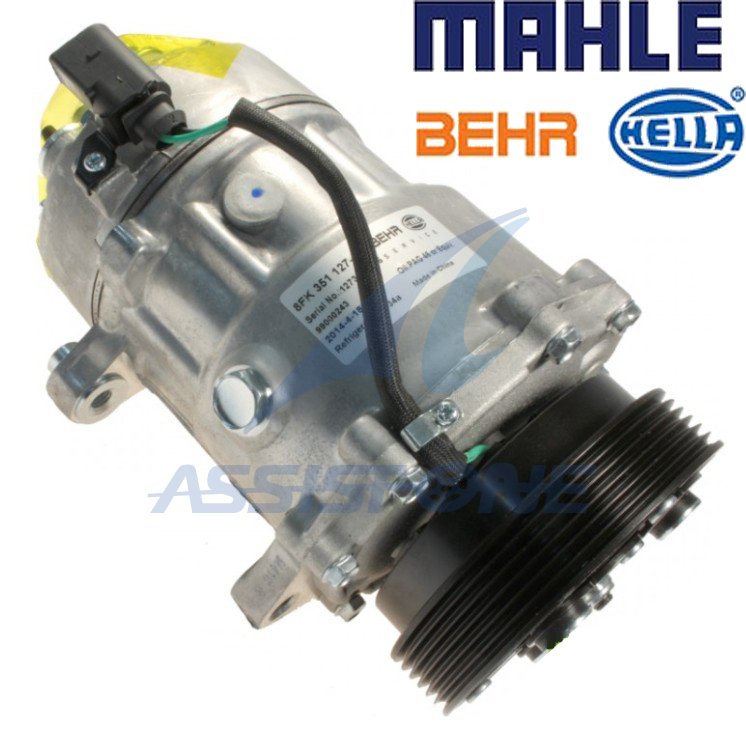 MAHLE BEHR製 VW ゴルフ4 ボーラ 1J ニュービートル 9C 1Y / AUDI アウディ A3 S3 8L TT TTS 8N エアコンコンプレッサー ACコンプレッサー拍卖