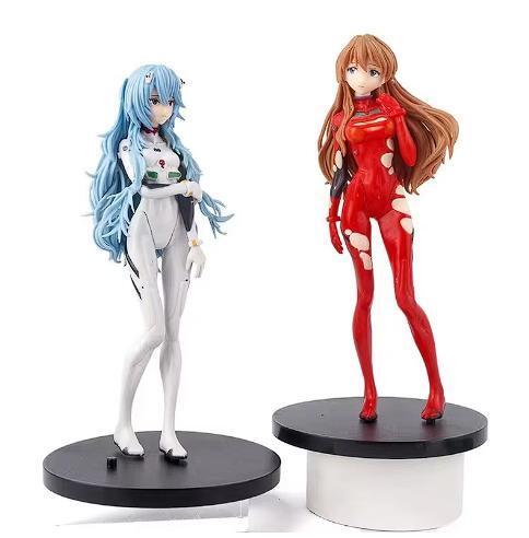 即日発送・新品 エヴァンゲリオン 式波・アスカ 綾波レイ 2体セット 約18㎝拍卖