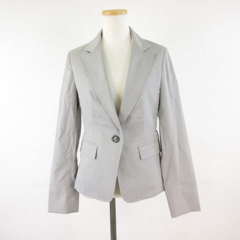 ロートレアモン LAUTREAMONT テーラードジャケット 長袖 グレー 38 *T648 レディース拍卖