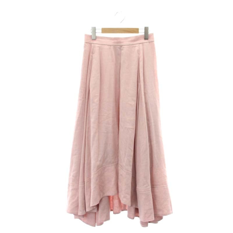 ドレステリア DRESSTERIOR フレンチリネン フレアースカート ロング 38 ピンク /DF ■OS レディース拍卖