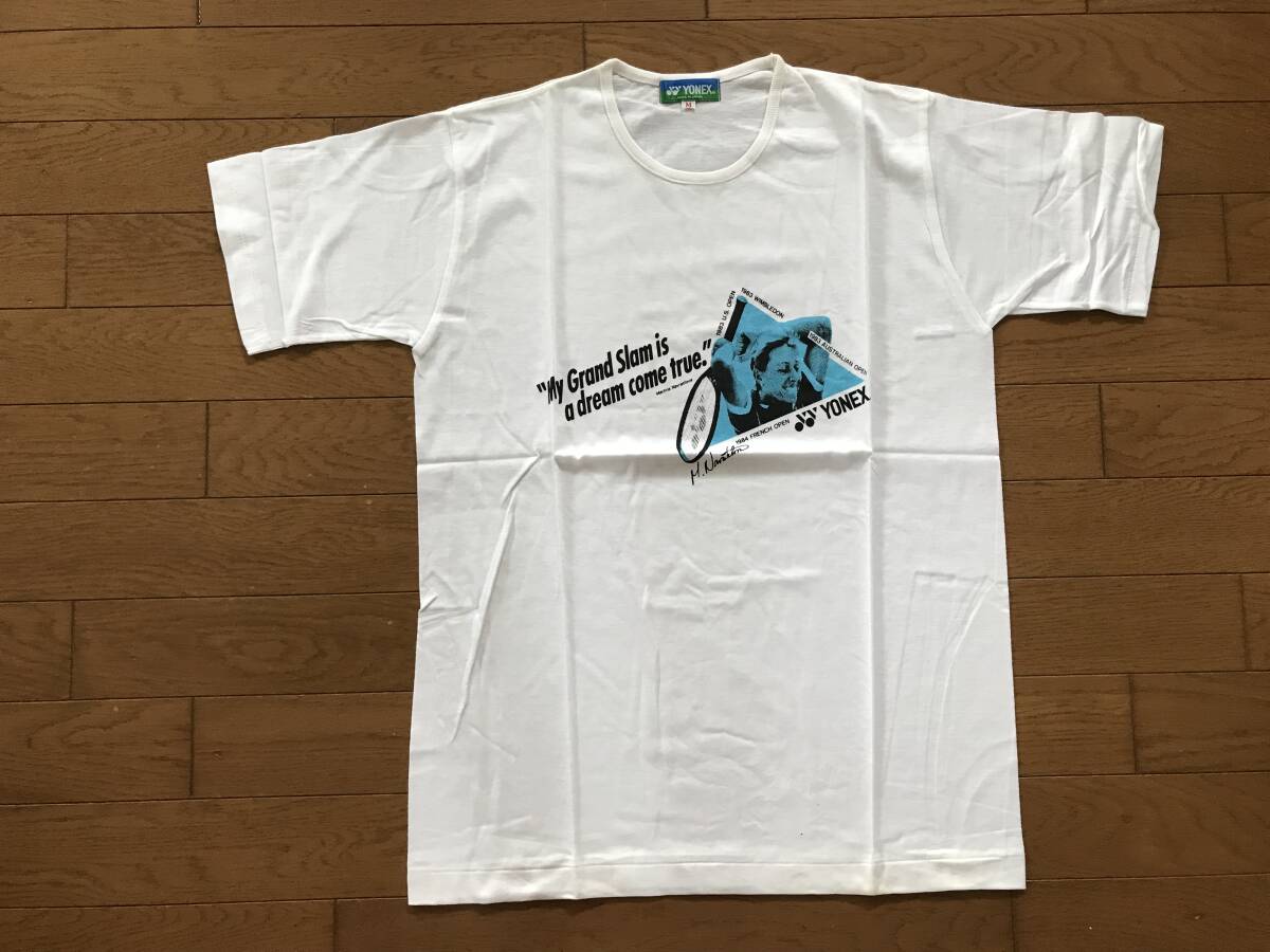 当時物 未使用 デッドストック ヨネックス YONEX 半袖Tシャツ 丸首 テニス サイズ:M  HF4367拍卖