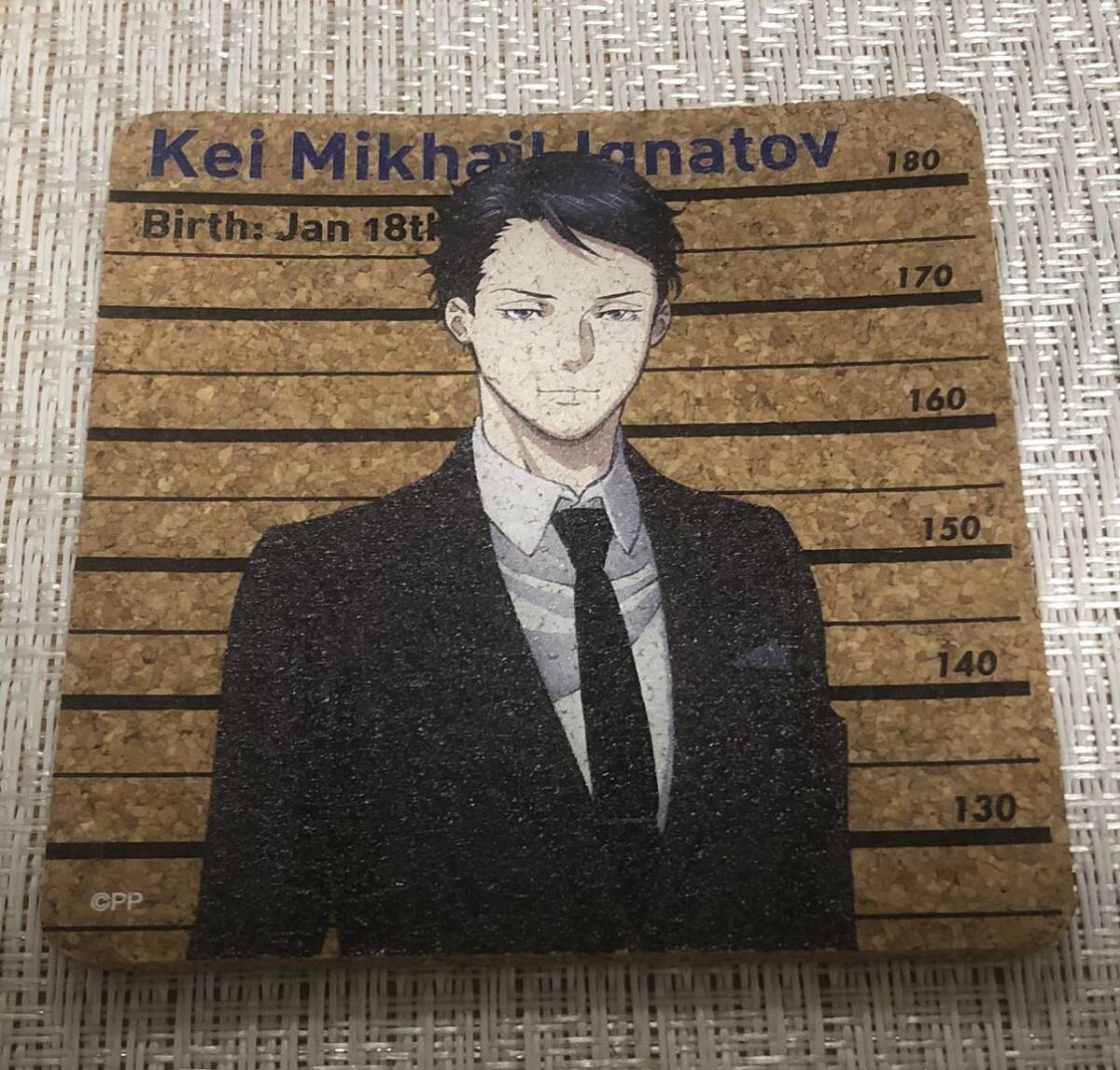 PSYCHO-PASS サイコパス コースター 炯・ミハイル・イグナトフ コルク 中古拍卖