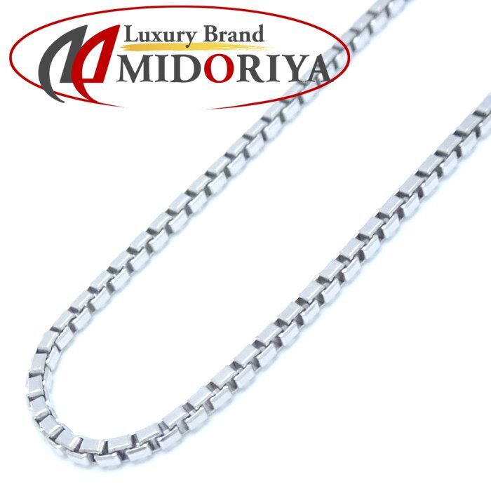 ベネチアン チェーン ネックレス 40cm 6.7グラム Pt850プラチナ/75527【中古】拍卖