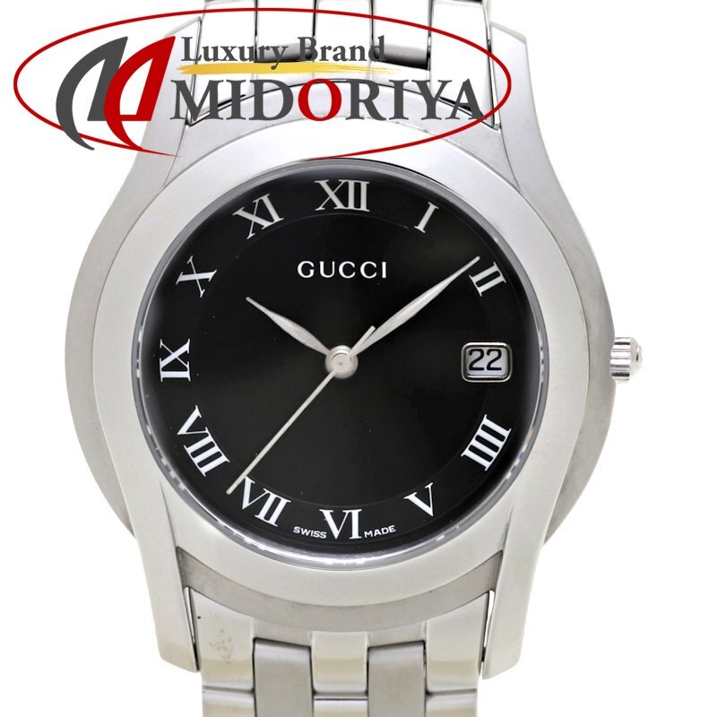 GUCCI グッチ Gクラス シェリー YA055302 5500M ステンレススチール SS メンズ/130257【中古】【腕時計】拍卖