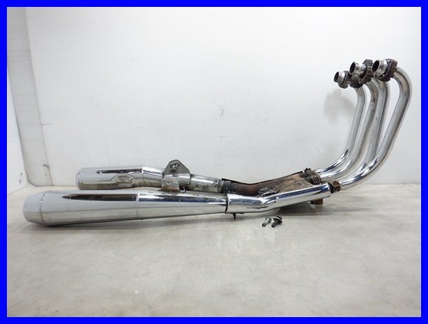 △1B126 XJ550 4V8 マフラー サイレンサー 動画有 140拍卖