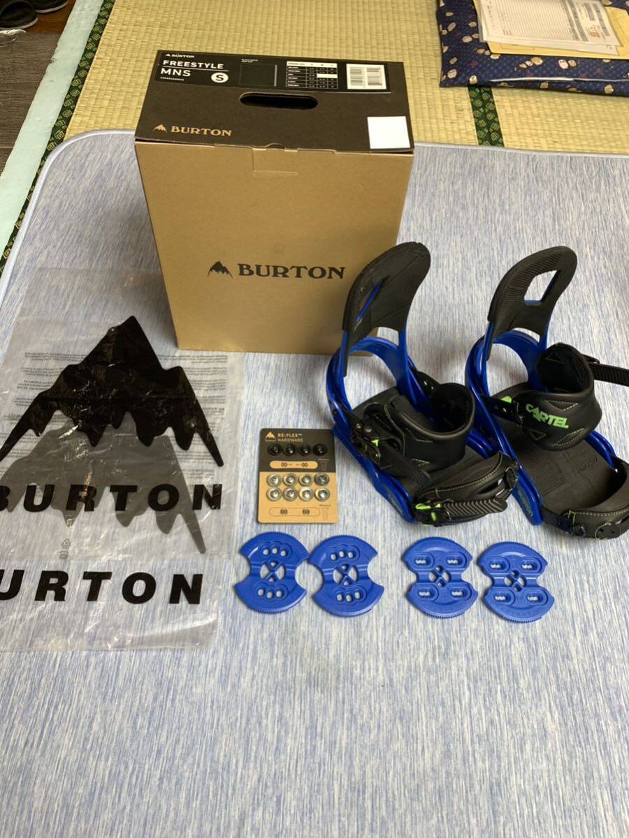 BURTON バートン スノーボードビンディング バインディング カーテル CARTELカスタム フリースタイル mサイズ Mサイズ拍卖