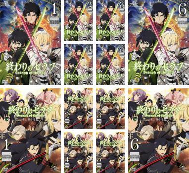 終わりのセラフ 全12枚 全6巻 + 名古屋決戦編 全6巻 レンタル落ち 全巻セット 中古 DVD拍卖