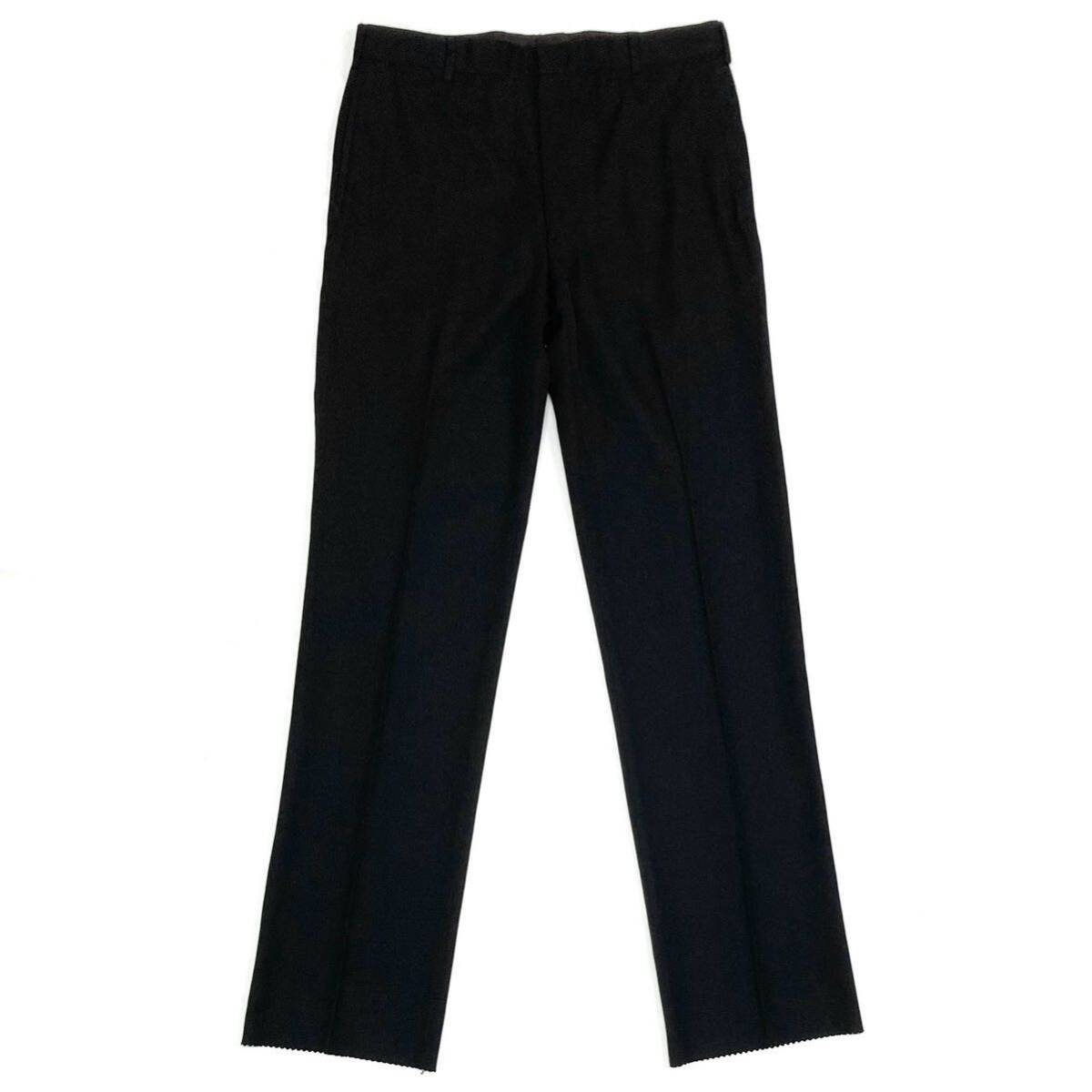 90s【US.NAVY】ウール ギャバジン ブラック スラックス USA製 W34 デッドストック 1997年12月会計 ヴィンテージ/米軍実物 ミリタリー 黒拍卖