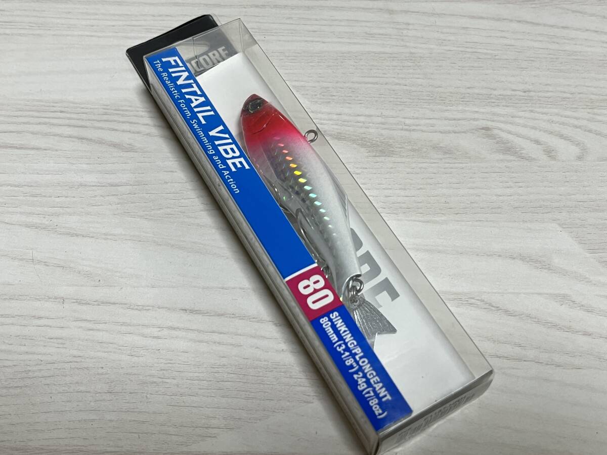 ① ■■ 新品 デュエル ハードコア フィンテールバイブ 80(S) 24g【レッドヘッド】DUEL ■■ T2.09拍卖