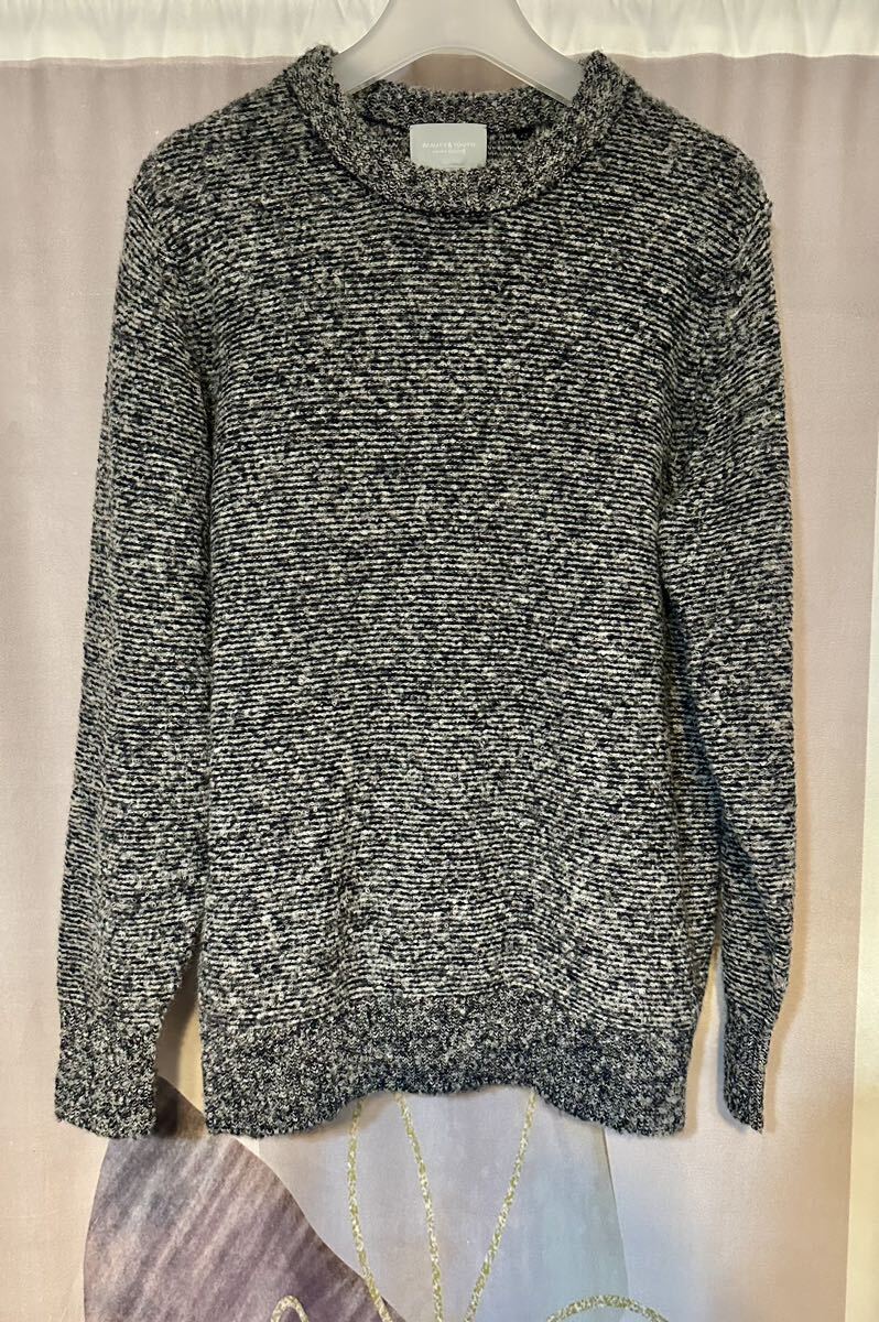 beauty&youth ユナイテッドアローズ ベビーアルパカ リング ヤーン クルーネック ニット拍卖