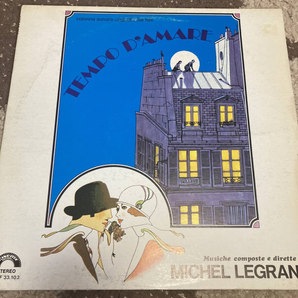 LP! TEMPO D'AMARE_TIME FOR LOVING(ミシェル・ルグラン/イタリアCINEVOXレーベル盤)拍卖