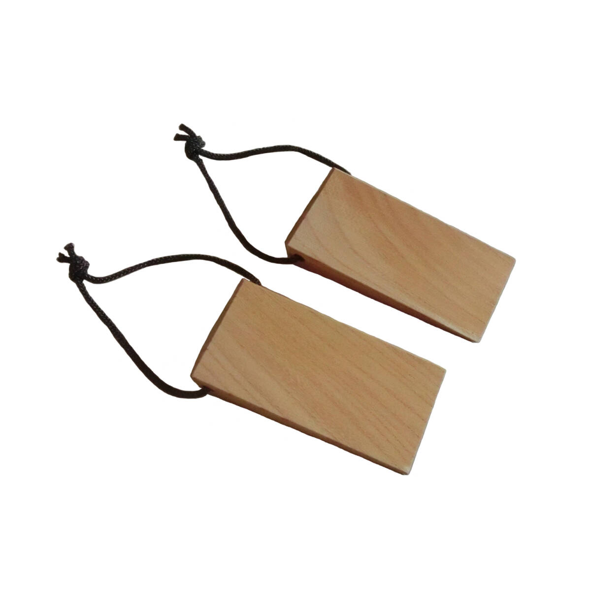 ドアストッパー 木製 ドア止め ミニ 2個セット ② 天然杢欅無垢材拍卖