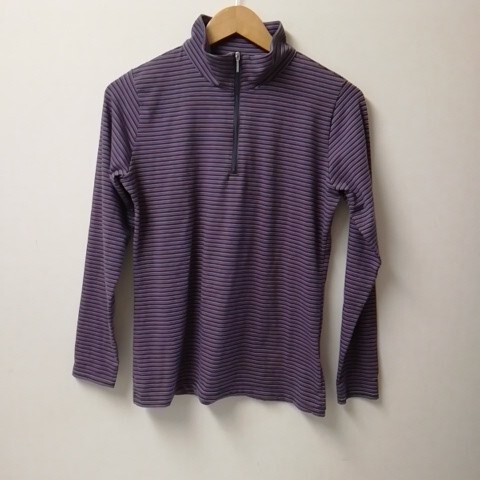 ★【古着】ellesse(エレッセ) カットソー 長袖 ハーフジップ Mサイズ拍卖