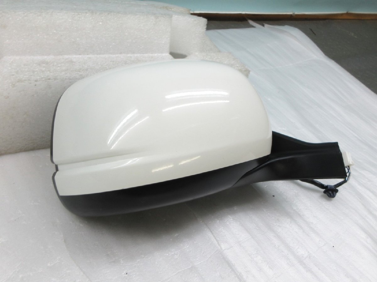 ◆ JH1 JH2 エヌワゴン N-WGN 純正 右ドアミラー 5ピン 76208-T6G-J22 プレミアムホワイトパールⅡ拍卖