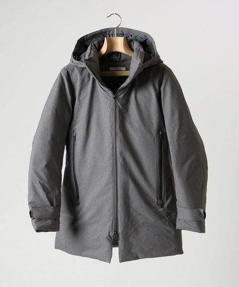 【週末は1,500円オフゴールドクーポン利用可】JOURNAL STANDARD ジャーナルスタンダード 純正 ストレッチダウンジャケット グレー サイズS拍卖