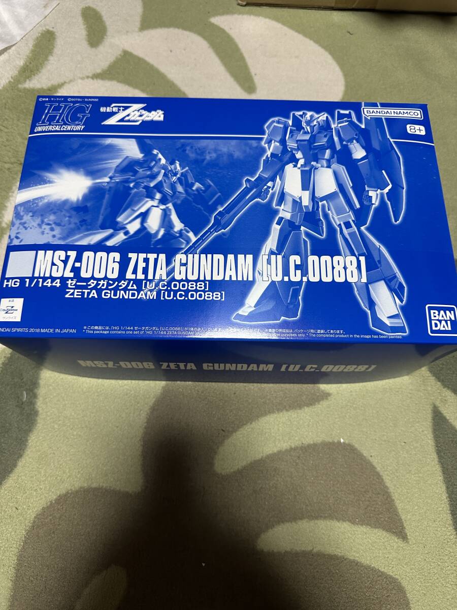 HGUC プレミアムバンダイ限定 MSZ-006 ZETA GUNDAM (U.C.0088) Zガンダム 新品未組立 水転写デカール付拍卖