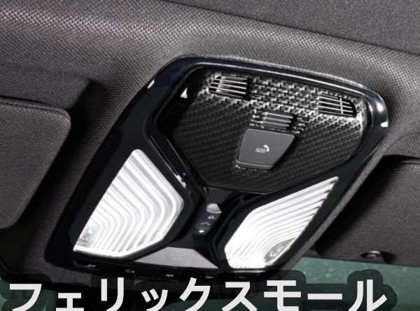 BMW 新型5シリーズ G30 新型X3 G01 用 ルームランプパネルカバー カーインテリアカーボン調拍卖