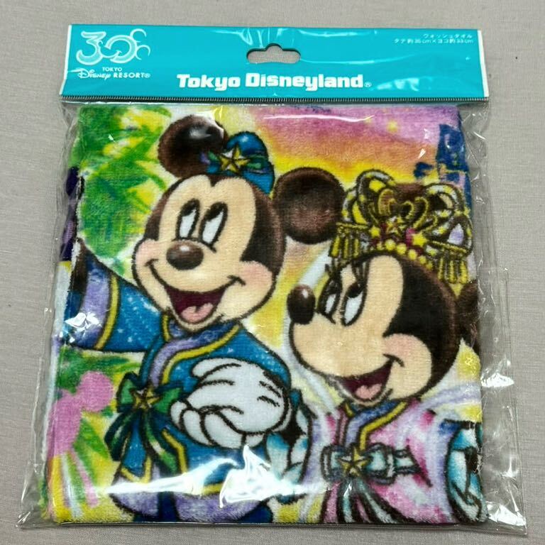 282 TDL 30周年 七夕 2013 ウォッシュタオル東京ディズニーランド / TDL TDS TDR ミッキーミニー拍卖