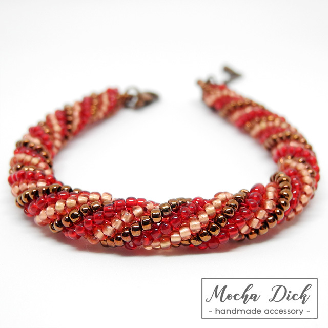 MIYUKIシードビーズのクロッシェブレスレット拍卖