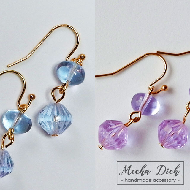 アレキサンドライトビーズのピアス拍卖