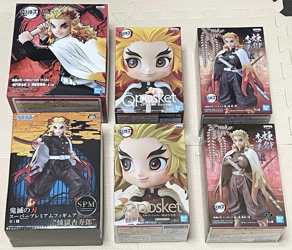 鬼滅の刃 煉獄杏寿郎 6体set フィギュア 未開封拍卖