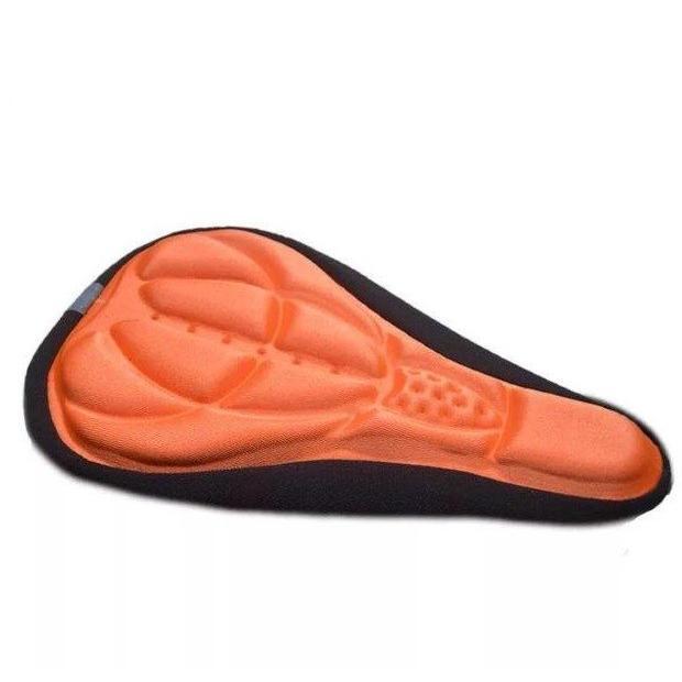 自転車サドルカバー (オレンジ) ロードバイク 長距離 サドル 通気性抜群 サドルカバー ショック吸収 区分N LB-39-OR(B)拍卖