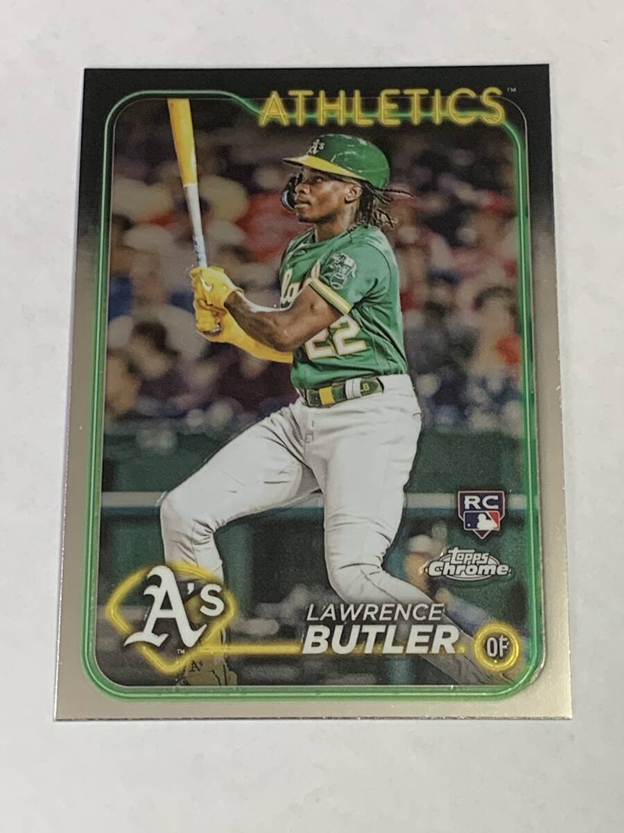 ローレンス バトラー LAWRENCE BUTLER 2024 TOPPS CHROME RC ATHLETICS 即決拍卖